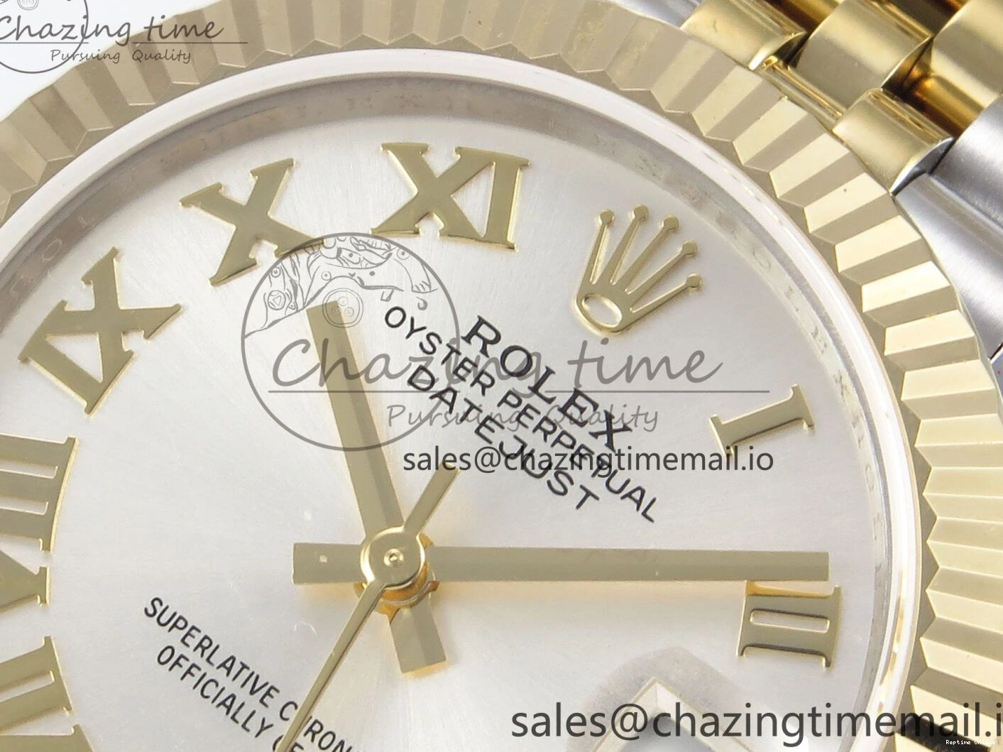 0102 Upgraded DateJust 31 278273 SS YG GMF 1:1 Best Edition 904L Steel Silver Roman Dial on Jubilee Bracelet A 1155